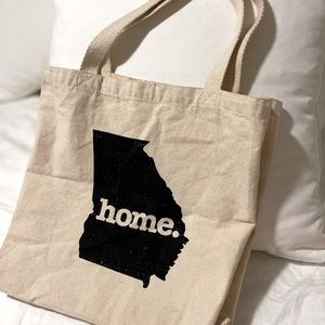 Canvas “GA” Shopping Bag